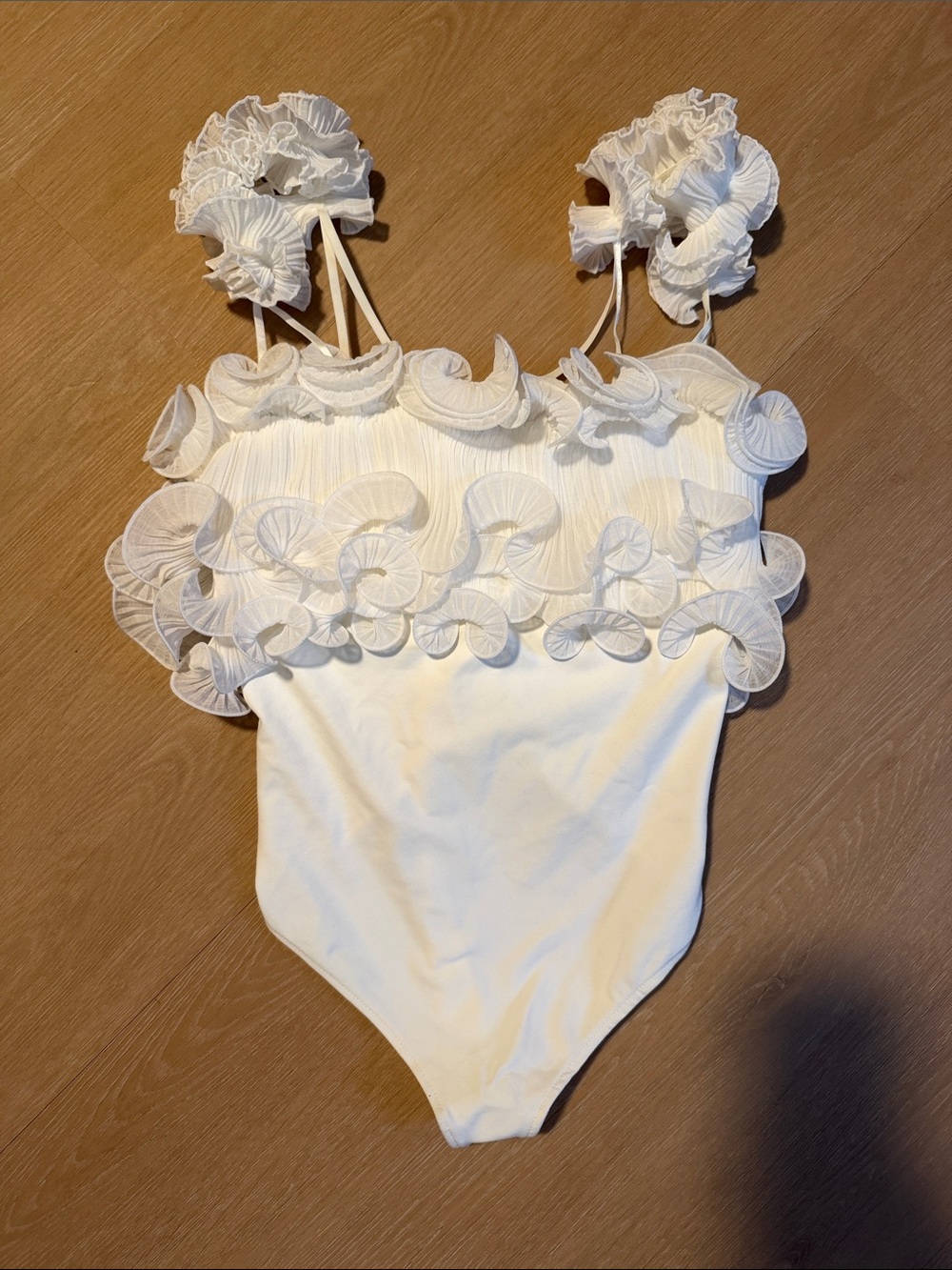 NWT Free People Intimately For the Frill of It Bodysuit size Medium